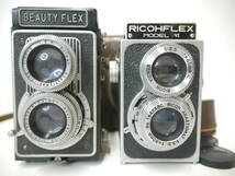 545 二眼レフ カメラ 2台 RICOHFLEX MODEL VI RICOH ANASTIGMAT 1:3.5 f=80mm/BEAUTYFLEX Doimer ANASTIGMAT 1:3.5 f=8.0cm 二眼カメラ_画像2