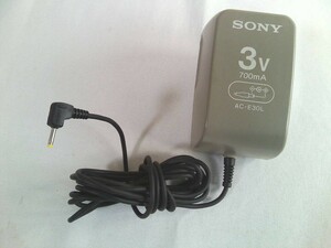 SONY ソニー 　純正 ACアダプター AC-E30L （3V　700mA）　★ 動作品