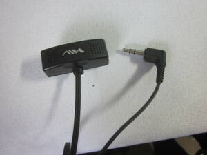 AIWA| Aiwa MONO 3.5mm Mini stereo Mike recording for * operation goods, outside fixed form postage 120 jpy possible 