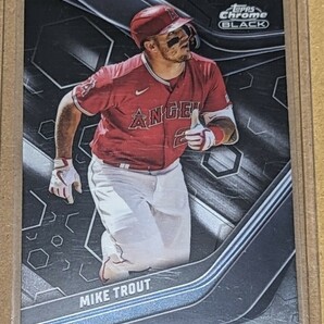 2023 Topps Chrome Black mike trout マイク・トラウト MLB トップス Angels エンジェルスの画像1