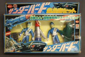 # не использовался подлинная вещь мак Thunderbird супер . контейнер комплект Tohoku новый фирма po шестерня ka серии sofvi кукла фигурка жестяная пластина. игрушка Showa Retro 