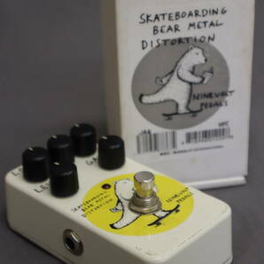 ■Ninevolt Pedals SKATEBOARDING BEAR METAL DISTORTION ナインボルトペダルズ ディストーションの画像1