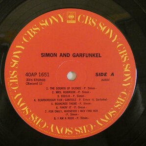 47054820;【帯付/2LP/見開き】Simon and Garfunkel / Greatest Hits 緑のモニュメントの画像3