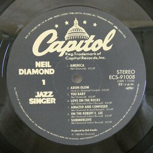 47054838;【帯付/見開き】Neil Diamond / The Jazz Singer (Original Songs From The Motion Picture) ジャズ・シンガーの画像3