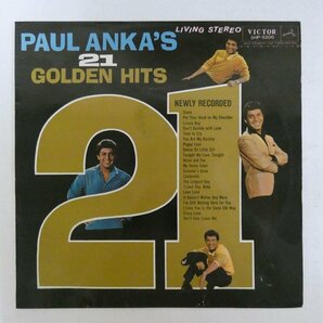 47055104;【国内盤/ペラジャケ】Paul Anka / Paul Anka’s 21 Golden Hitsの画像1