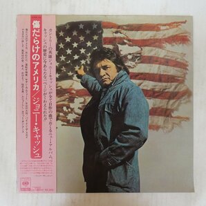 47055131;【帯付】Johnny Cash ジョニー・キャッシュ / Ragged Old Flag 傷だらけのアメリカの画像1