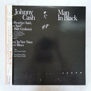 47055129;【帯付】Johnny Cash ジョニー・キャッシュ / Man In Black 黒い服の男