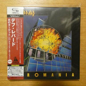 4988005572295;【未使用品/2SHM-CD/内袋付/レーベルカード封入/リマスター】デフ・レパード / 炎のターゲット+15(紙ジャケット仕様)