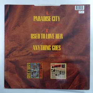 11184935;【UK盤/12inch】Guns N' Roses / Paradise Cityの画像2