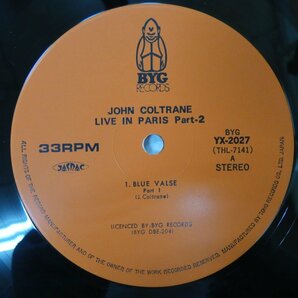 46070367;【帯付/BYG/美盤】John Coltrane / Live In Paris Part 2の画像3