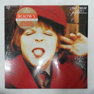 46070500;【ステッカー帯付/12inch/45RPM/シュリンク/美盤】Boowy / Bad Feeling