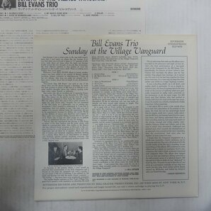 46070527;【国内盤/RIVERSIDE/美盤】Bill Evans Trio Featuring Scott La Faro / Sunday At The Village Vanguardの画像2