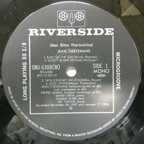 46070529;【国内盤/RIVERSIDE/MONO/美盤】Jean Thielemans / Man Bites Harmonica!の画像3