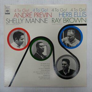 46070582;【国内盤】Andre Previn , Herb Ellis , Shelly Manne , Ray Brown / 4 To Go!