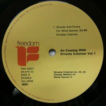46070644;【帯付/freedom/美盤】Ornette Coleman / An Evening With Ornette Coleman 1_画像3