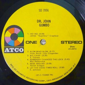 11185134;【USオリジナル/見開き】Dr. John / Dr. John's Gumboの画像3