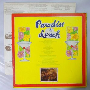 11185135;【US盤】Ry Cooder / Paradise And Lunchの画像2