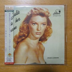 4988006794511;【CD】ジュリー・ロンドン / 彼女の名はジュリーVOL.1&2(紙ジャケット仕様)　TOCJ-9303