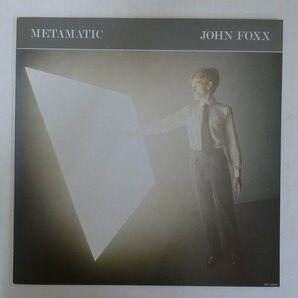 46071033;【国内盤】John Foxx ジョン・フォックス / Metamatic メタル・ビートの画像1