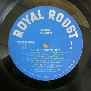 46071254;【国内盤/ROYAL ROOST/MONO/美盤】The Bud Powell Trio / S.T. バド・パウエルの芸術の画像3