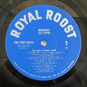 46071253;【国内盤/ROYAL ROOST/MONO/美盤】The Bud Powell Trio / S.T. バド・パウエルの芸術の画像3