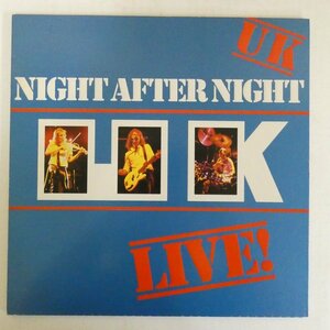 46071366;【国内盤/見開き】UK / Night After Night