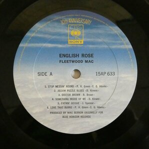 46071344;【国内盤/美盤】Fleetwood Mac フリートウッド・マック / English Rose 英吉利の薔薇の画像3