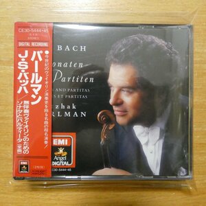 4988006627765;【2CD/EMI初期】パールマン / J・S・バッハ：無伴奏ヴァイオリンのためのソナタとパルティータ(CE305444・45)