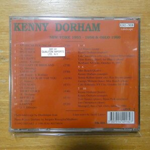 3307514491827;【CD】KENNY DORHAM / NEW YORK 1953-1956&OSLO1960 LS2-918の画像2