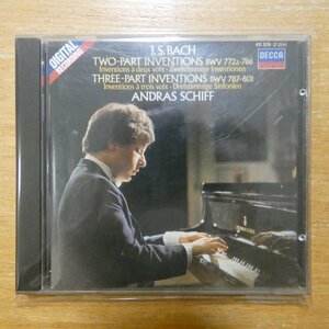 41096299;【CD/西独盤/蒸着仕様】SCHIFF / BACH: TWO-PART & THREE-PART INVENTIONS(4119742)