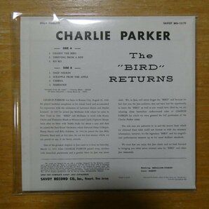 41096596;【CD/解説書欠品】CHARLIE PARKER / THE BIRD RETURNS(紙ジャケット仕様) COCY-78283の画像2
