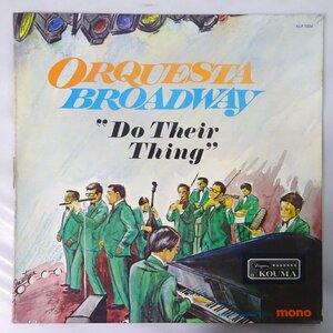 10024772;【France盤/LATIN】Orquesta Broadway / Do Their Thing