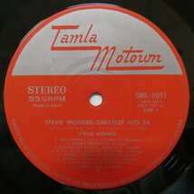 47056111;【帯付/2LP/見開き】Stevie Wonder スティービー・ワンダー / Greatest Hits 24_画像3