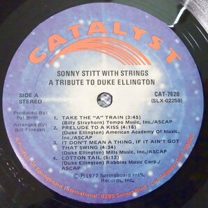 11185751;【US盤/Catalyst/見開き】Sonny Stitt / A Tribute To Duke Ellington (With Strings)の画像3