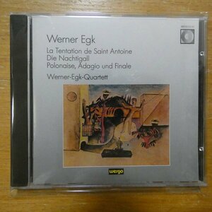 41097742;【CD/西独盤/WERGO】WERNER-EGK-QUARTETT / EGK:LA TENTATION DE SAINT ANTOINE(WER6013350)