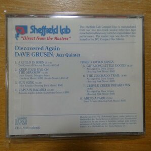 41097537;【CD/SHEFFIELDLAB】DAVE GRUSIN / DISCOVERED AGAIN CD-5の画像2