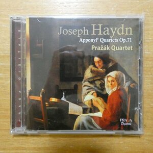 794881996322;【ハイブリッドSACD】PRAZAK QUARTET / HAYDN:APPONYI'QUARTETS OP.71(250289)