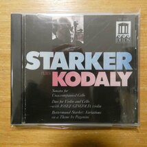 013491101521;【CD/DELOS】STARKER / PLAYS KODALY(DE1015)_画像1