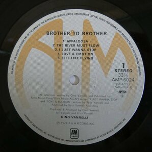46071895;【帯付/見開き/美盤】Gino Vannelli / Brother to Brotherの画像3