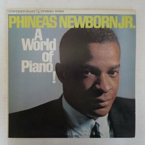 46072329;【国内盤/CONTEMPORARY/美盤】Phineas Newborn Jr. / A World Of Piano !