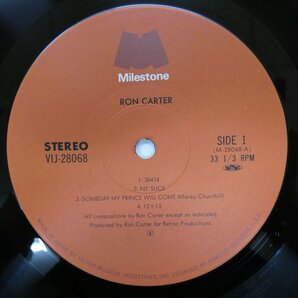 46072420;【国内盤/Milestone/美盤】Ron Carter ロン・カーター / The Man with the Bassの画像3