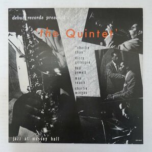 46072352;【国内盤/debut/MONO/美盤】The Quintet / Jazz At Massey Hallの画像1