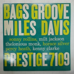 46072394;【国内盤/Prestige/MONO/美盤】Miles Davis / Bags Groove