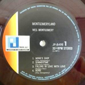 47056500;【国内盤/PacificJazz/赤盤】Wes Montgomery / Montgomery Land モンゴメリーランドの画像3