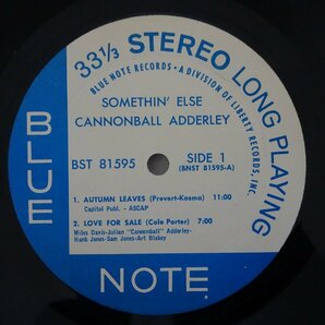 14030571;【US盤/BLUE NOTE/LIBERTY】Cannonball Adderley / Somethin' Elseの画像3