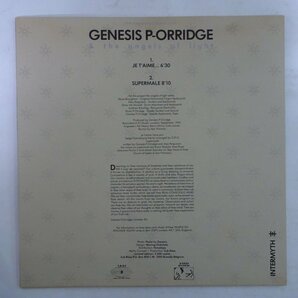 11186174;【Belgium盤/12inch】Genesis P-Orridge & The Angels Of Light / Je T'Aimeの画像2