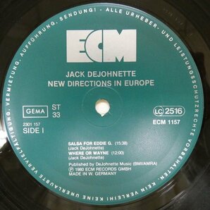 46072523;【Germany盤/ECM】Jack DeJohnette / New Directions In Europeの画像3