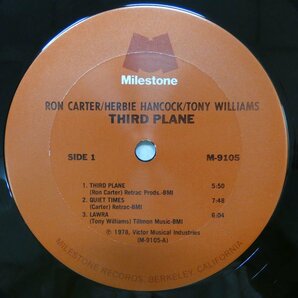 46072562;【US盤/Milestone】Ron Carter, Herbie Hancock, Tony Williams / Third Planeの画像3