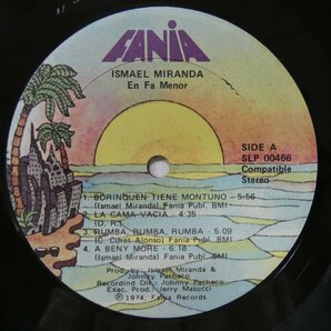 46072682;【US盤/FANIA/STERLING刻印/Latin】Ismael Miranda / En Fa Menorの画像3