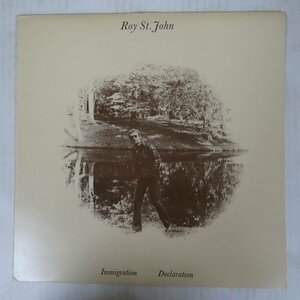 46072782;【UK盤】Roy St. John / Immigration Declaration